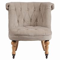 кресло amelie french country chair серо-бежевое в Симферополе