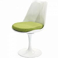 стул eero saarinen style tulip chair зеленая подушка в Симферополе