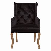 кресло с ушами черное ashby chair в Симферополе