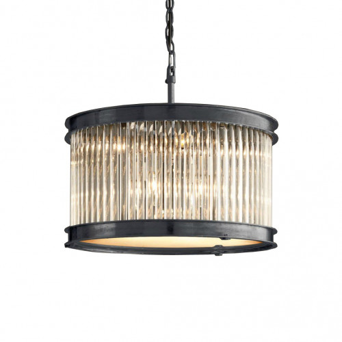 люстра essex crystal 45 черное основание, прозрачное стекло в Симферополе