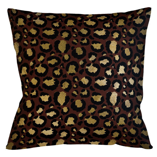 интерьерная подушка «леопард» (бордо) в Симферополе