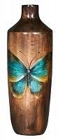 ваза настольная fresco turquoise butterfly в Симферополе