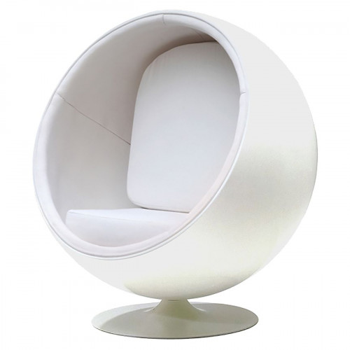 кресло eero ball chair белое в Симферополе