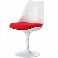 стул eero saarinen style tulip chair красная подушка в Симферополе