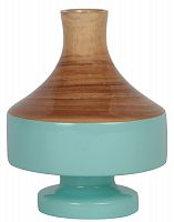 ваза настольная rustic chic vase wood blue в Симферополе