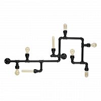 потолочная люстра ideal lux plumber pl8 nero в Симферополе