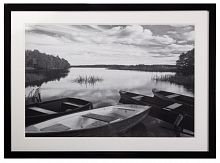 постер с паспарту в раме four boats at sunset в Симферополе