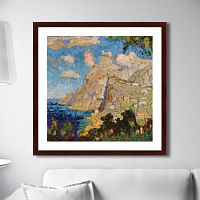 картина: view of monte solaro, capri, 1940г. в Симферополе